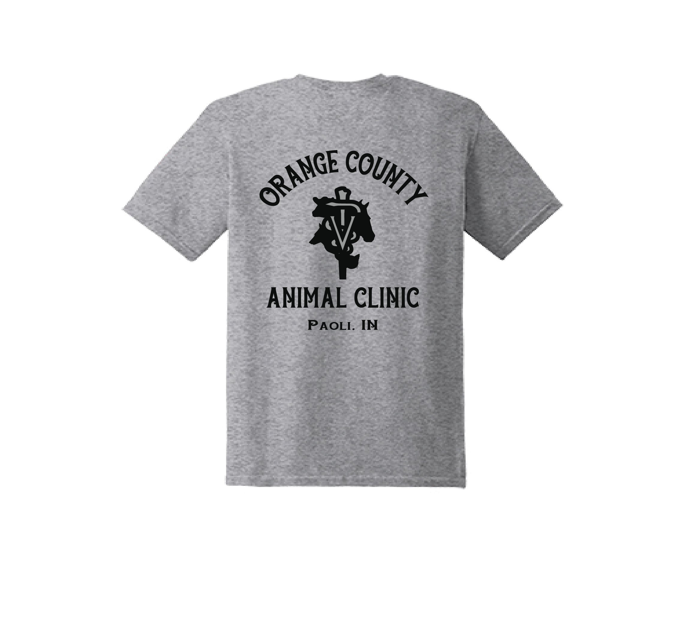 Orange County Animal Clinic Tshirt 64000 J & S Sportswear